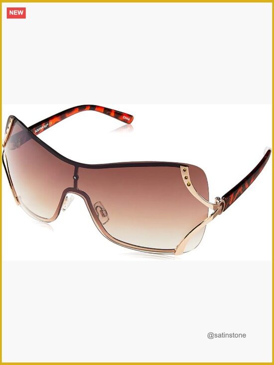 Shield Sunglasses Metal Frame UV400 Protection Polycarbonate Lens main image 5